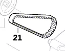 Courroie pour ponceuse à bande SKIL 1210, 1220, 1205 H1